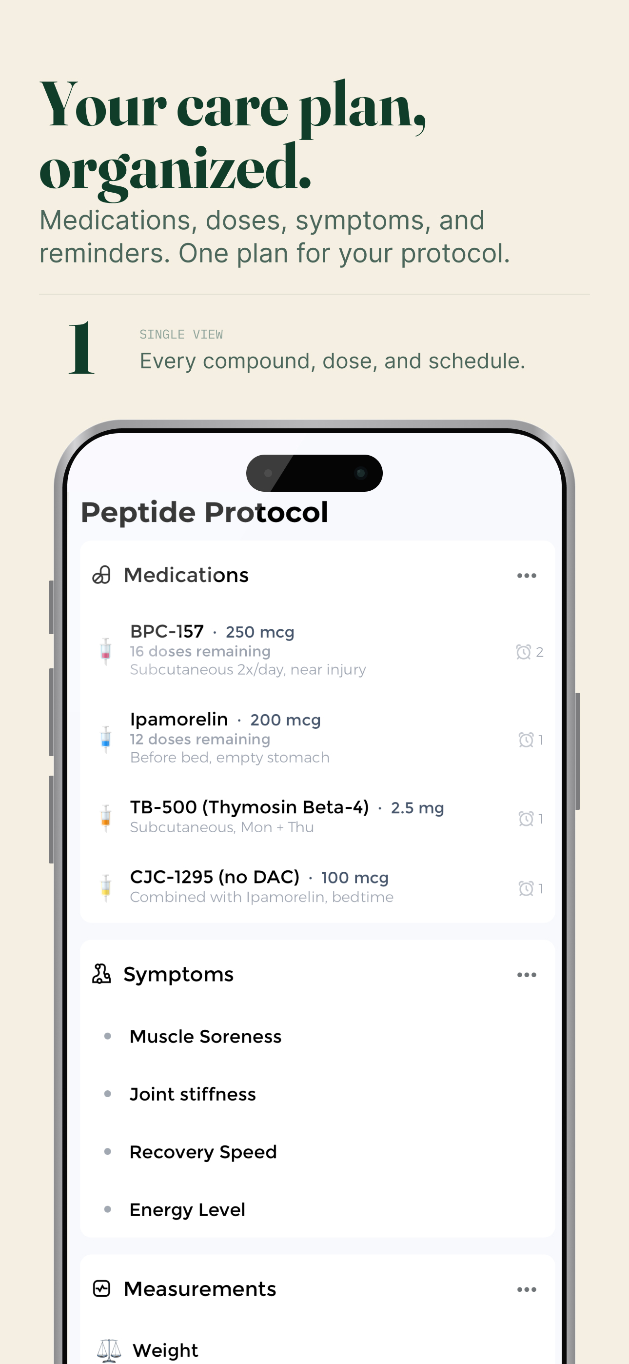 Pepture: Peptide Tracker