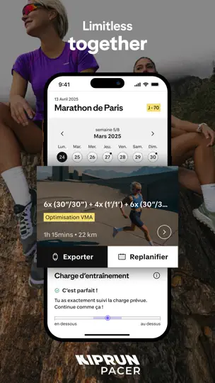 Capture d'écran de Kiprun Pacer Courir Running sur iPhone 1