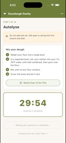 Sourdough Sanity: Bake Guide screenshot