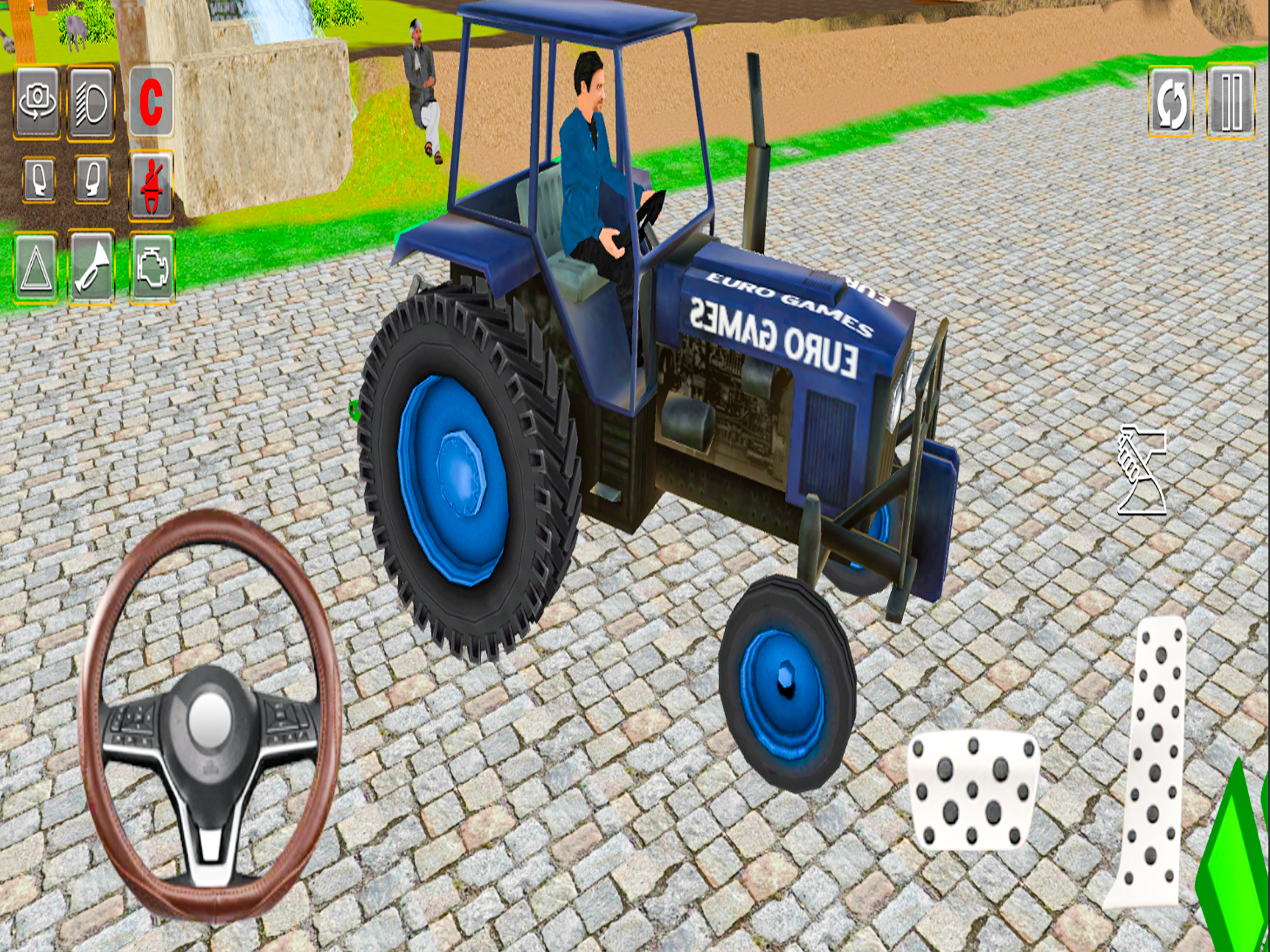 Heavy Tractor Driving Game screenshot 4