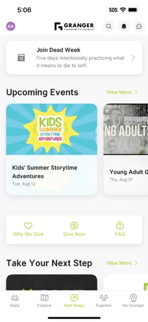 Granger Community Church screenshot 3