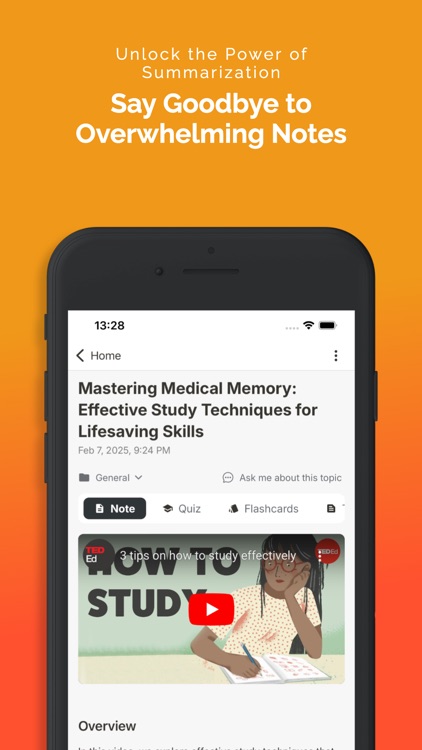 MemoNote: Quizzes & AI Summary
