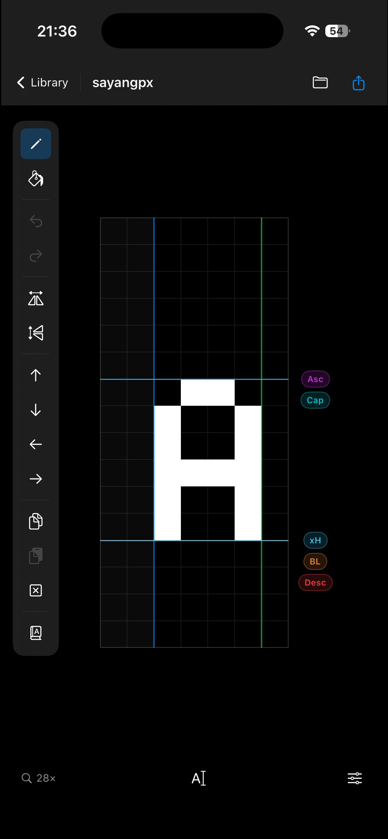 Screenshot 1 of Glyphon