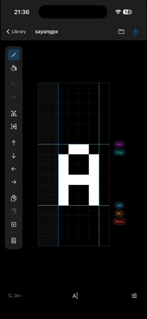Glyphon screenshot 1