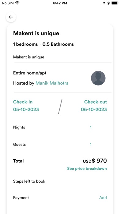 Makent Tenant Screenshot