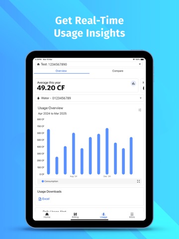 MySPWater iPad screenshot