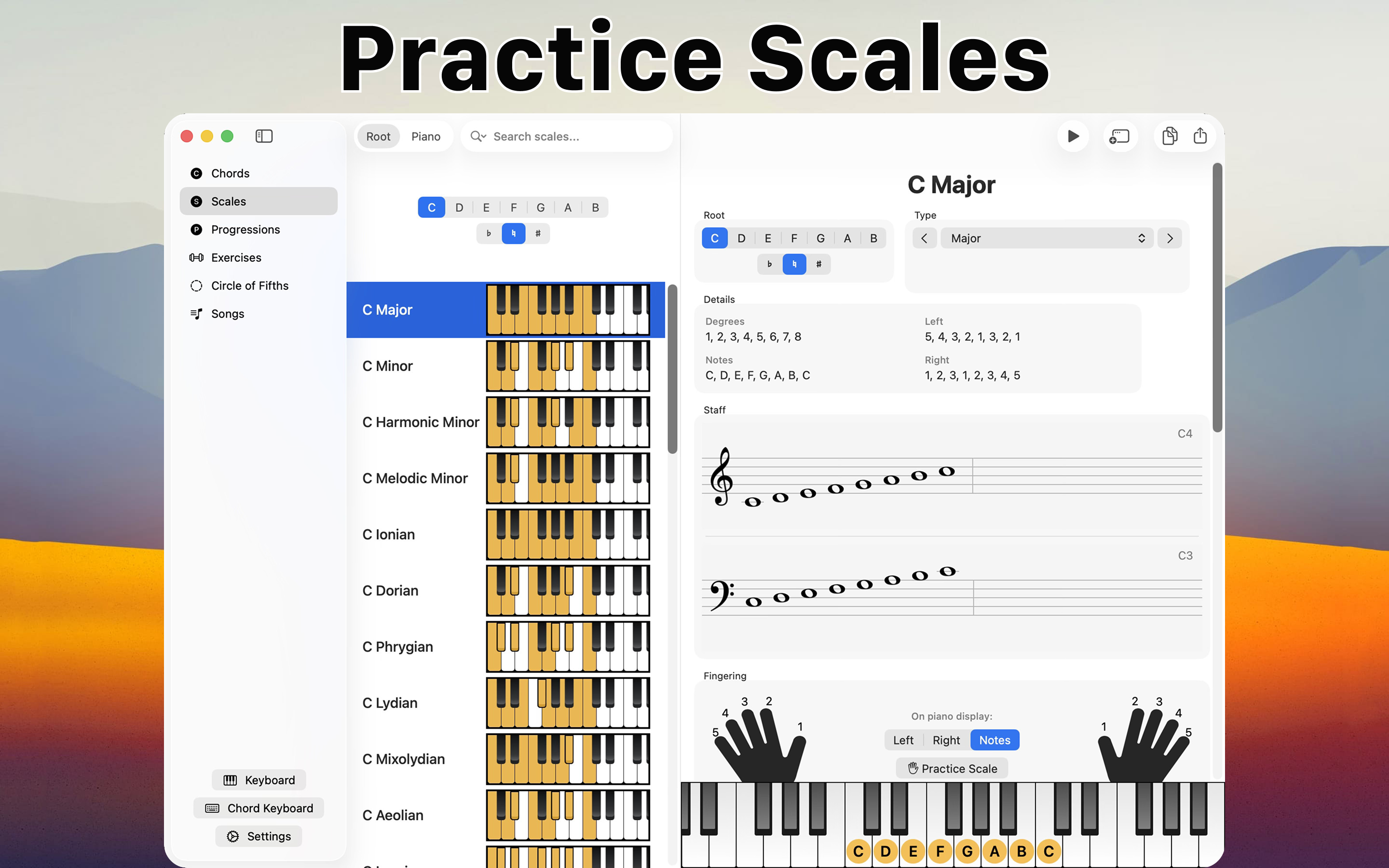 Piano Chords and Scales screenshot 18