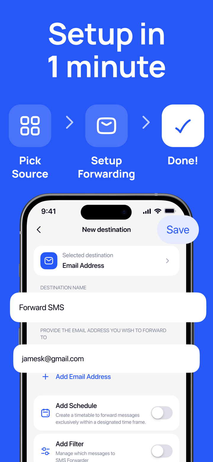 SMS Forwarder — Re Text screenshot 2