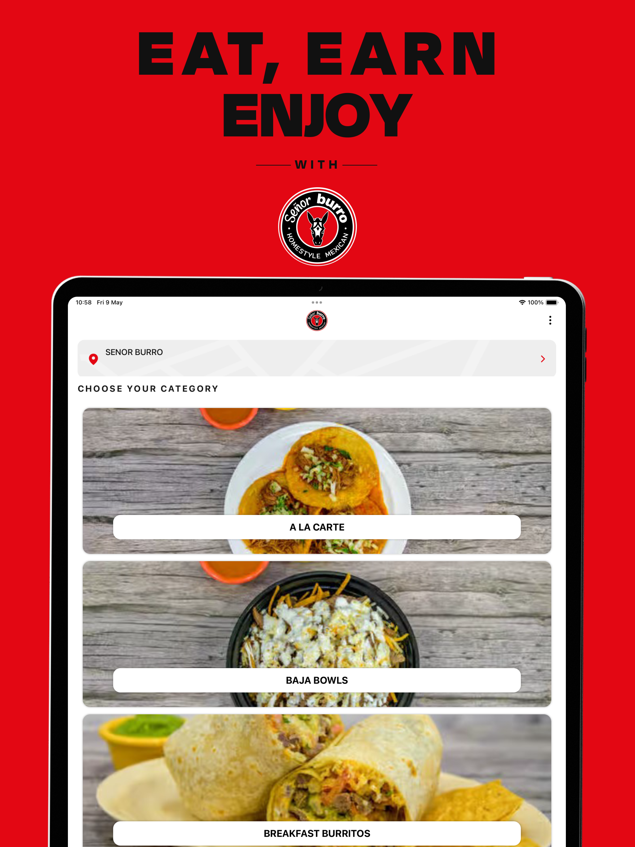 Señor Burro Ordering