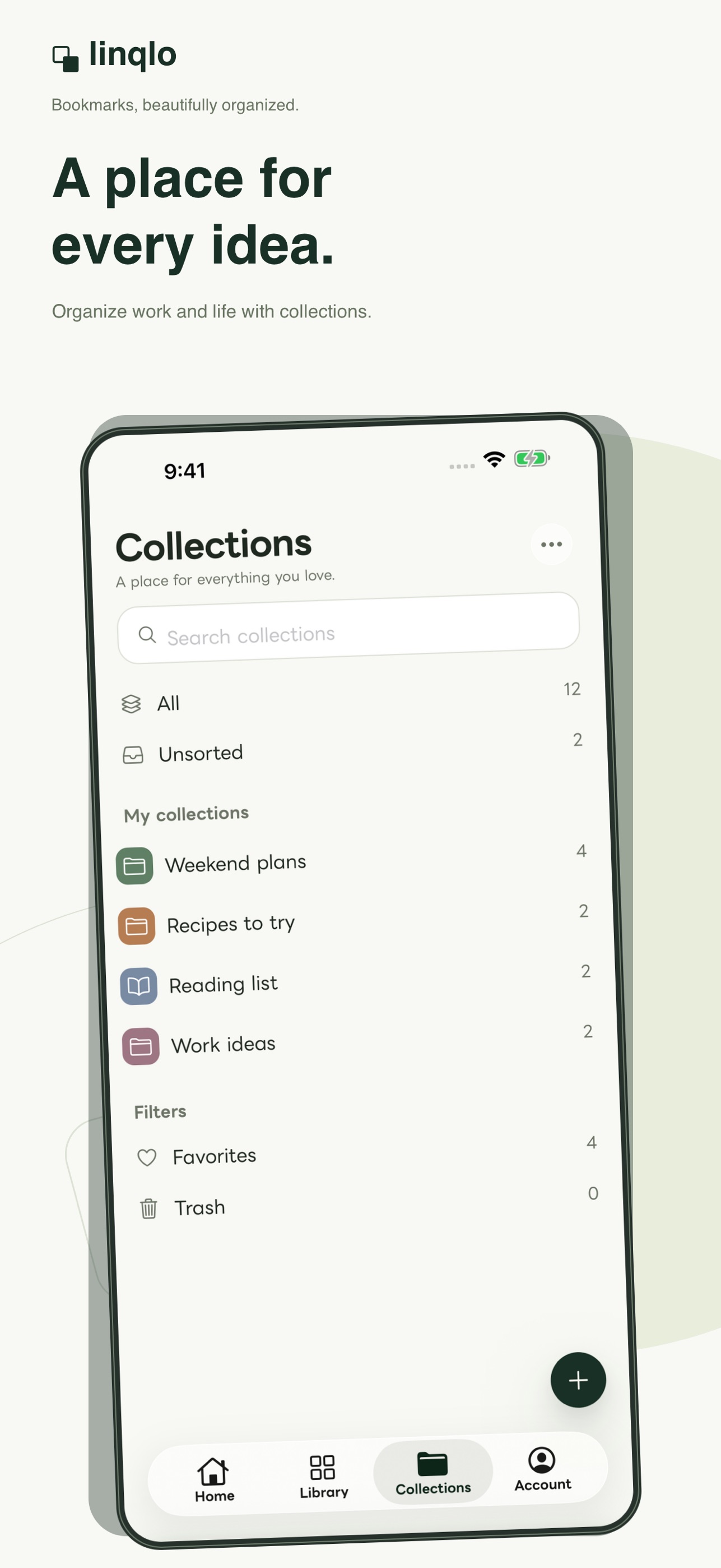 Screenshot 2 of linqlo: Bookmark Manager