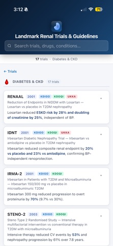 Landmark Renal Trials Screenshot 4 of 6