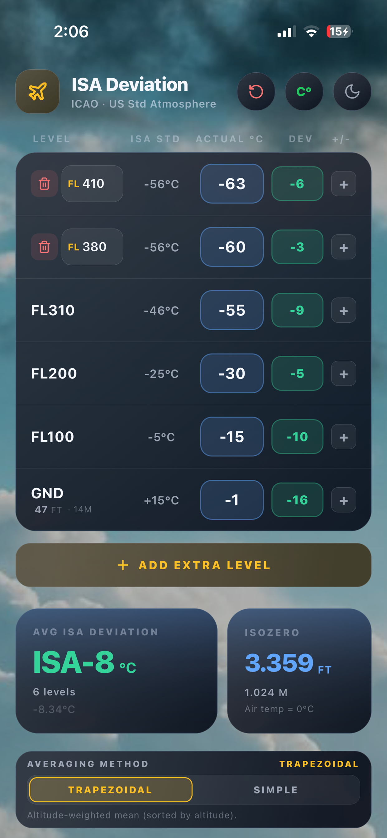 ISA Deviation Calculator screenshot 5