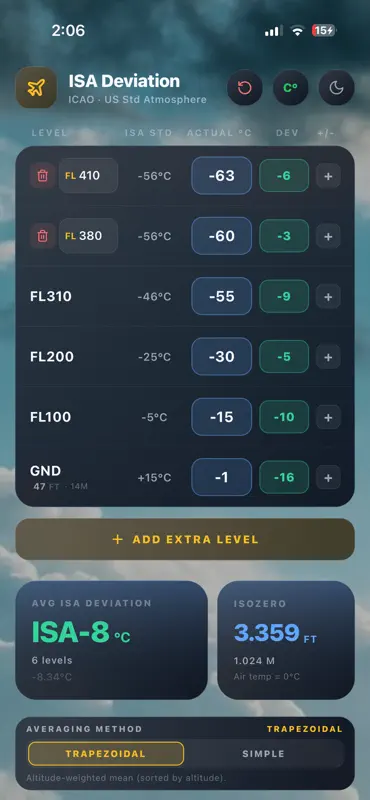 ISA Deviation Calculator screenshot 5 of 6