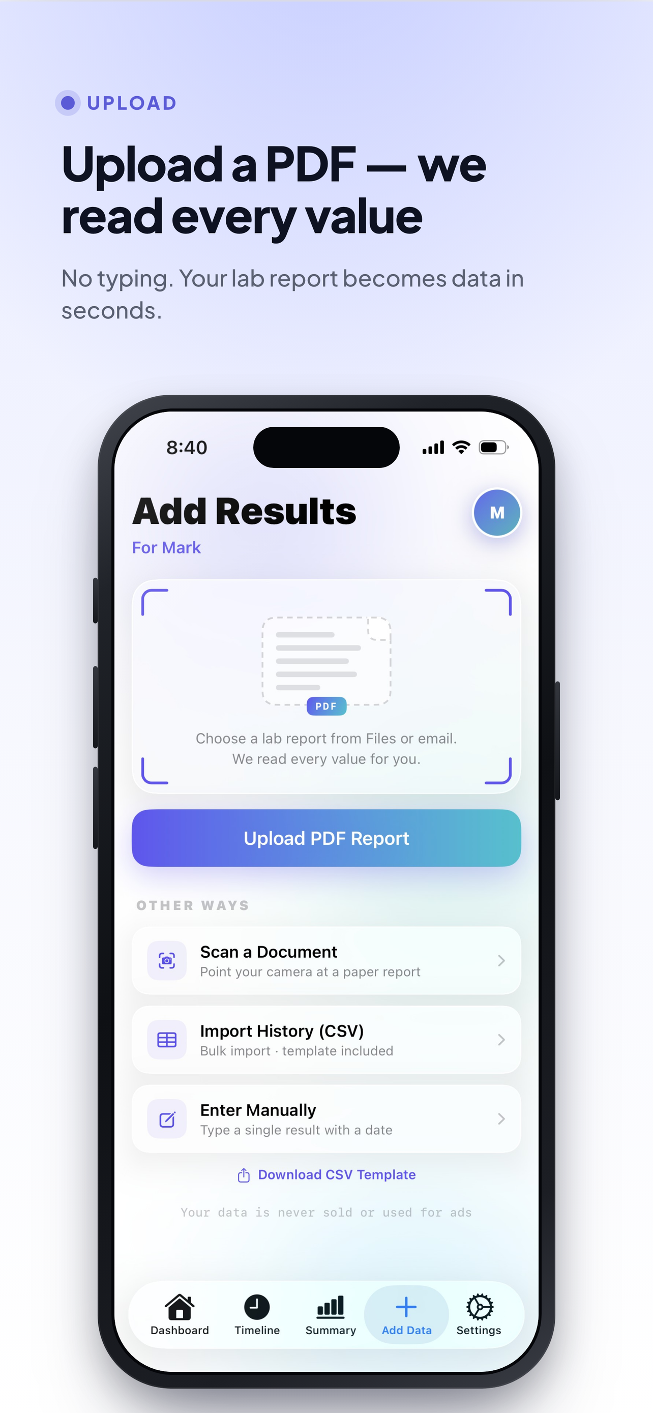 BioMap: Blood Test Tracker screenshot 4