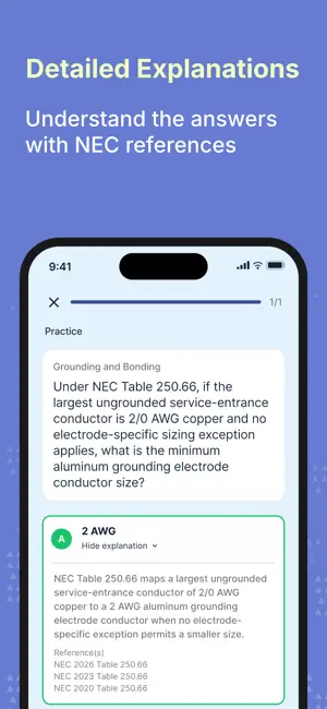 NEC Journeyman Electrician screenshot 3