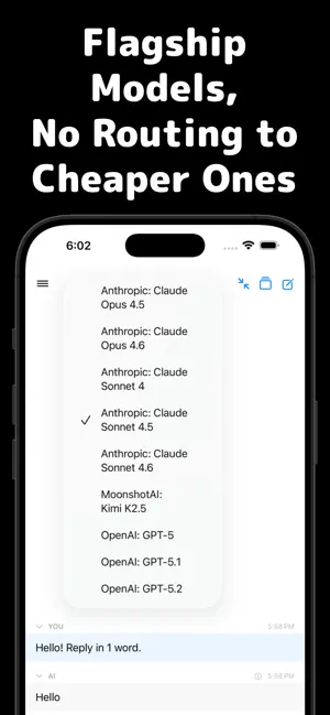 Cumbersome: AI LLM API Client screenshot 2