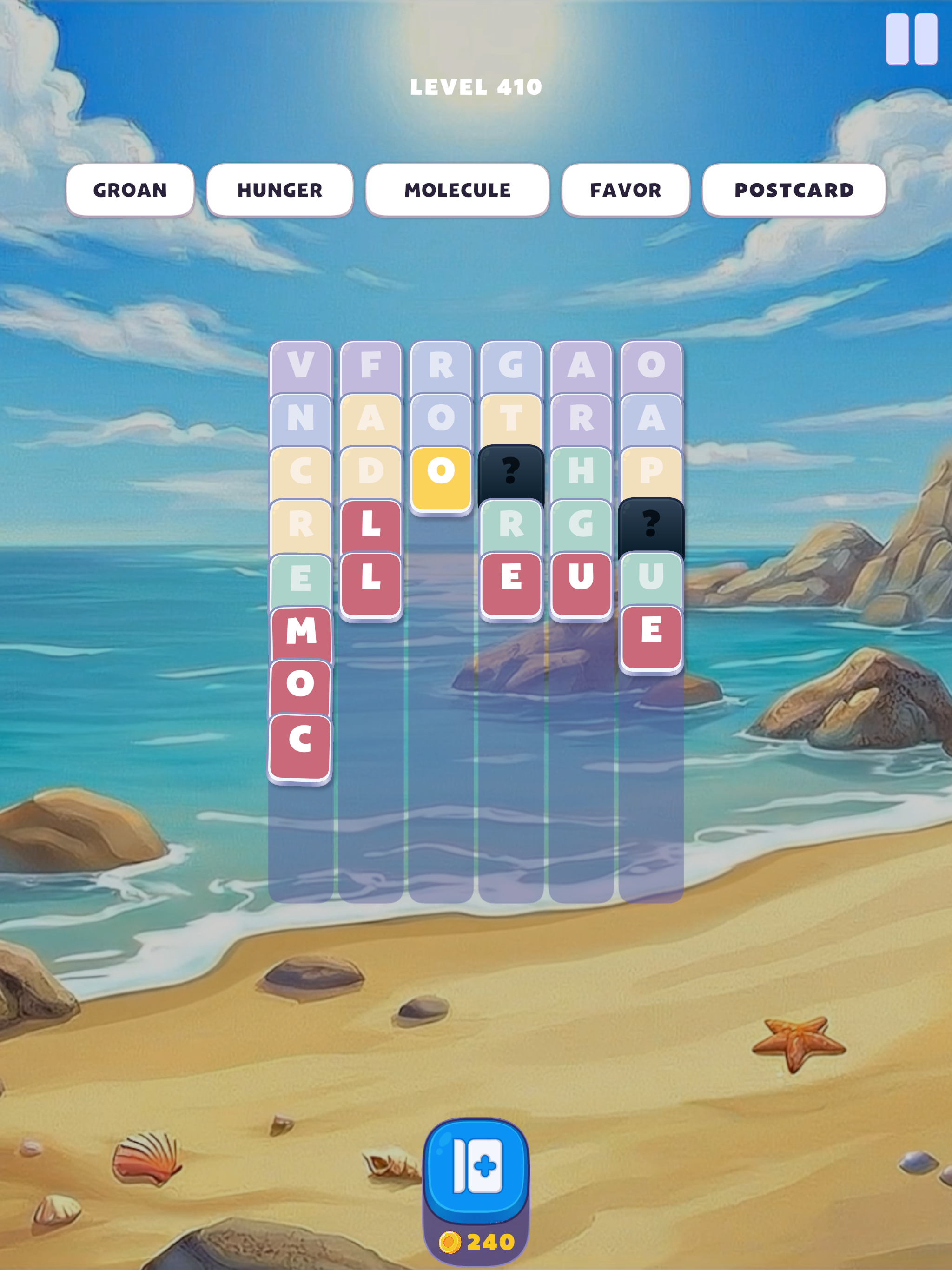 Word Stack Solitaire