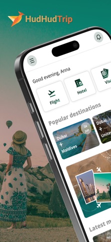 HudHudTrip: Flights & Hotels app screenshot