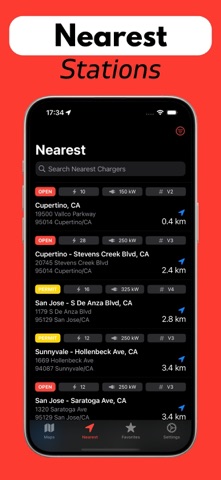 Supercharger for Tesla: Elektr iPhone screenshot