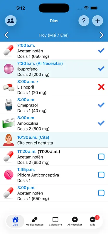 Recordatorio de Medicamentos 2 screenshot 1 of 9