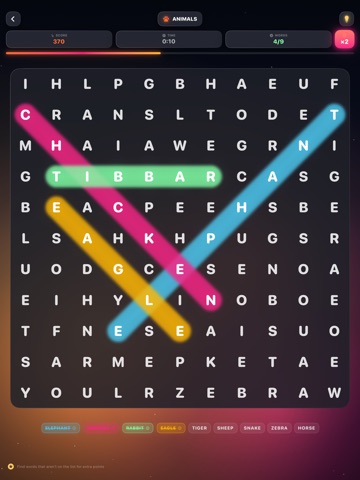 Sopix: Word Search iPad screenshot