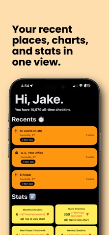 CheckSync - Check-in Stats screenshot