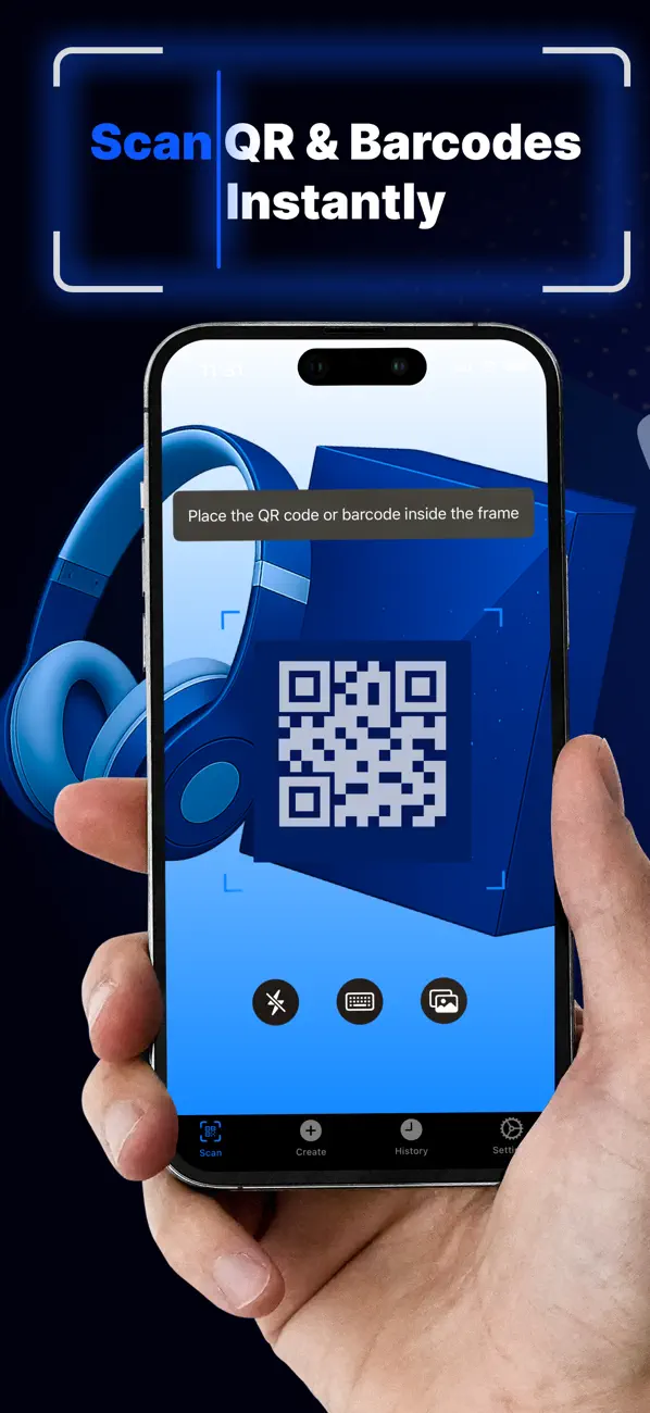 #1. QR Code Reader ・ Scanner (iOS) โดย: Alona Ihuminova