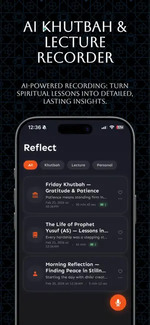 Hush: AI Islamic Habit Tracker iPhone screenshot 4