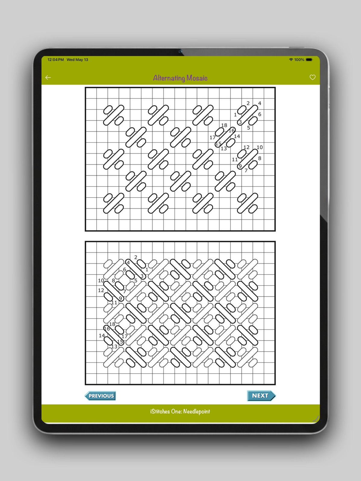iStitches One: Needlepoint ipad screenshot 4