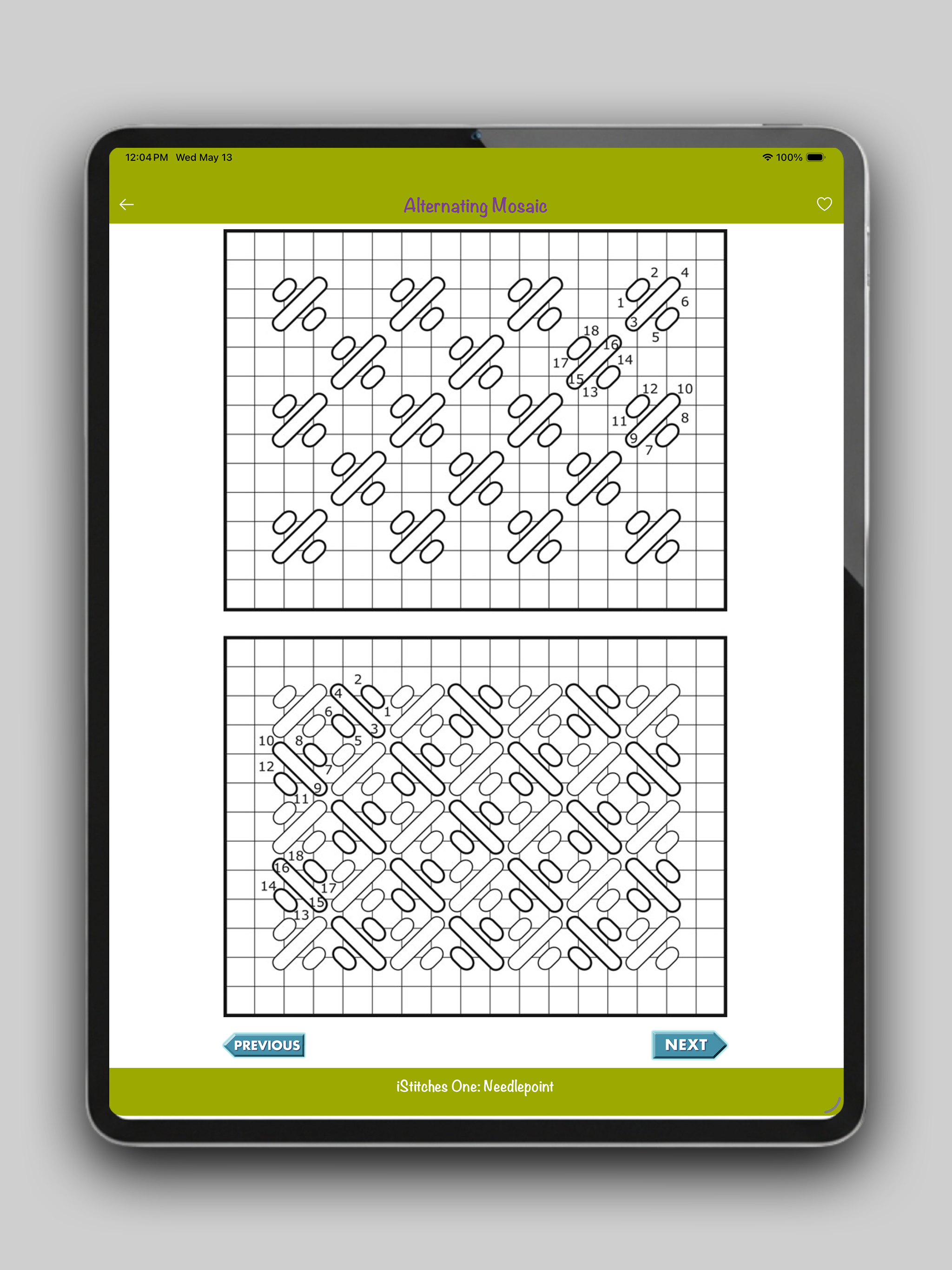 iStitches One: Needlepoint screenshot 10