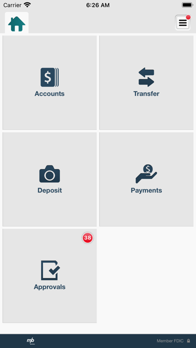 Middlefield Bank Business Screenshot