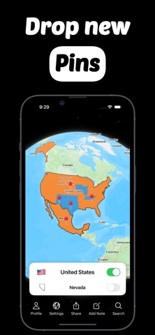 GlobeMarker: 3d Travel Map Screenshot 2 of 4