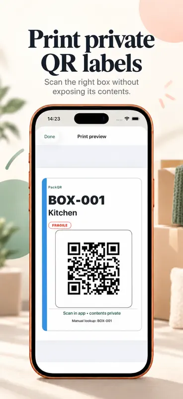 PackQR: House Move Box Scanner screenshot 10 of 10