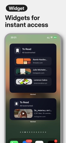 Marked - Save Bookmarks screenshot