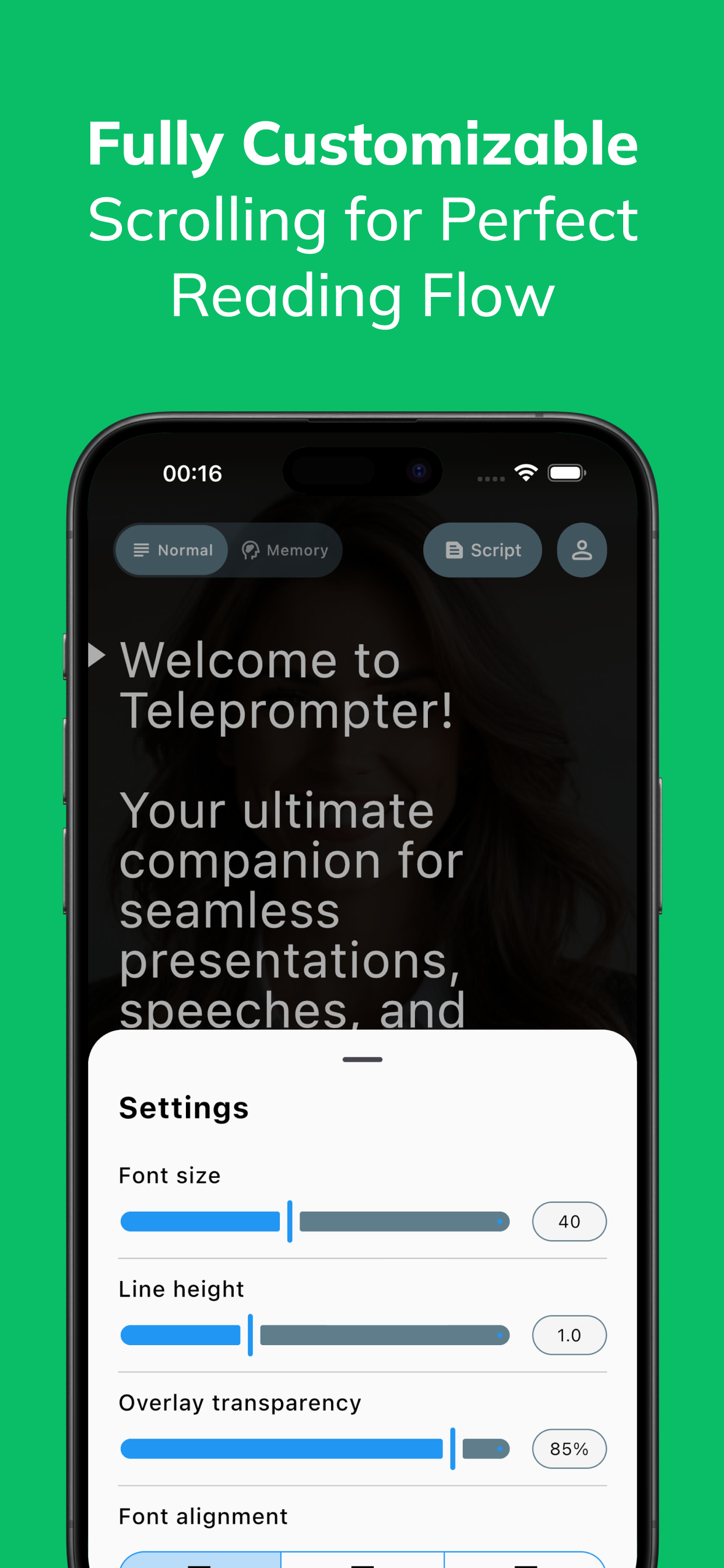 Teleprompter Recording Coach screenshot 4
