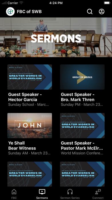 First Baptist Church - Broward iPhone screenshot 2 - Lifestyle app