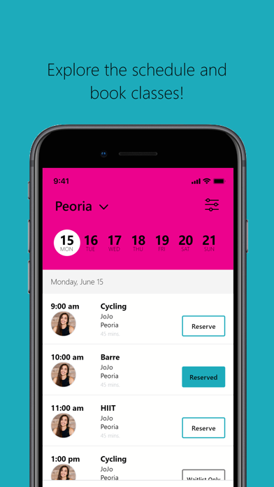 BLAZE Cycling, Yoga & Fitness iPhone screenshot 3 - Health & Fitness app