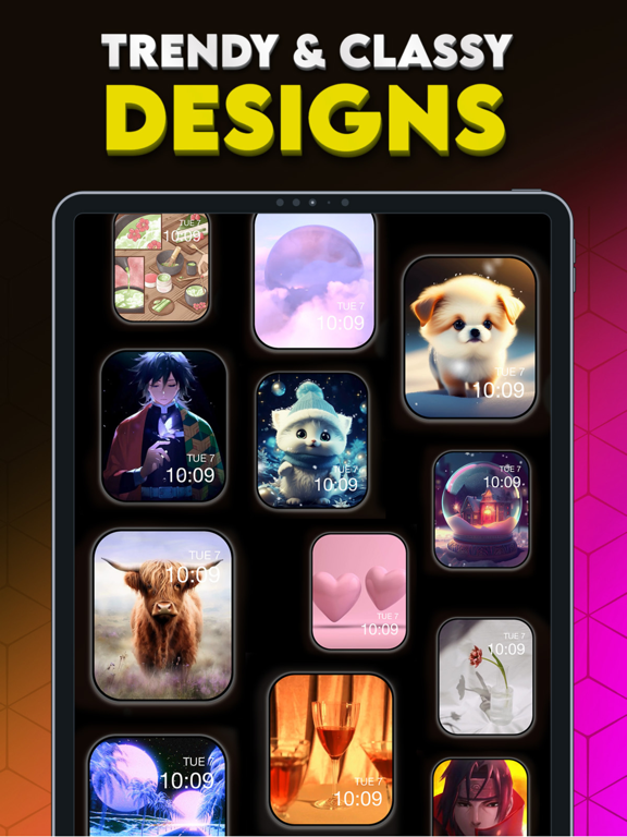 Watch Faces Gallery + Widgets iPad screenshot 4 - Lifestyle app
