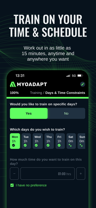 MyoAdapt: Adaptive Workouts Screenshot 3 of 6