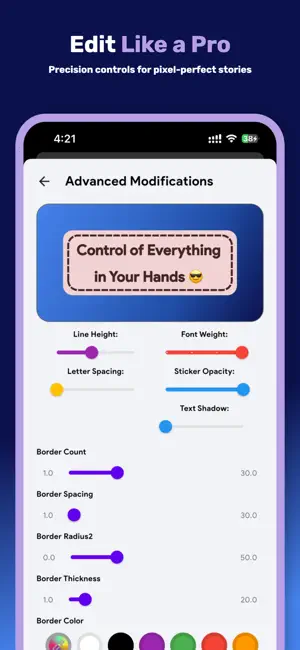 Fonta: Font Story for IG screenshot 3
