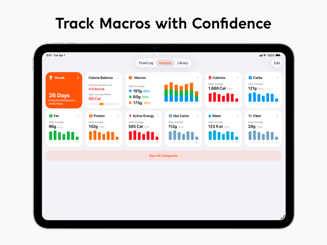 Foodnoms Macro Protein Tracker Screenshot