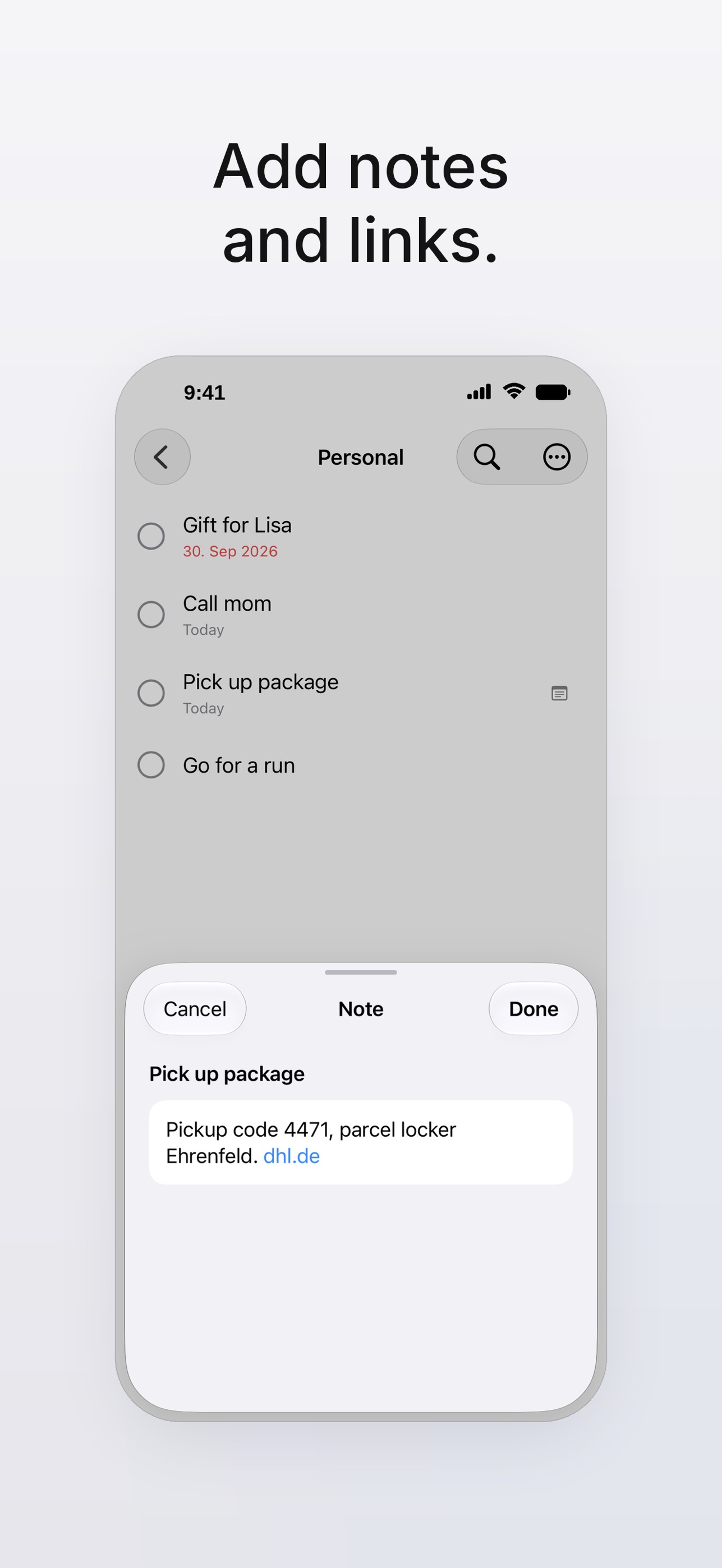 Screenshot 5 of Sharp – Minimal Todo