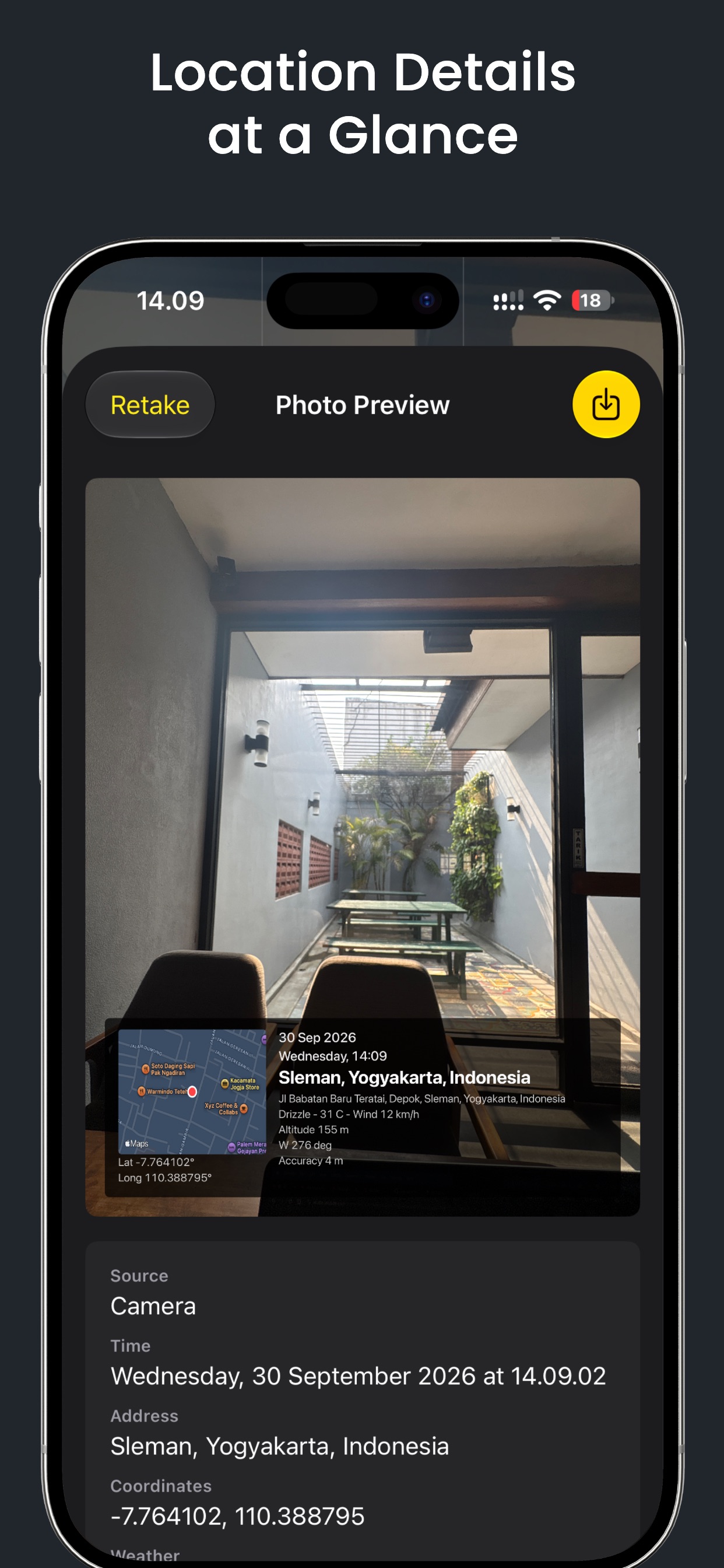 Screenshot 2 of CamStamp: Camera Timestamp GPS