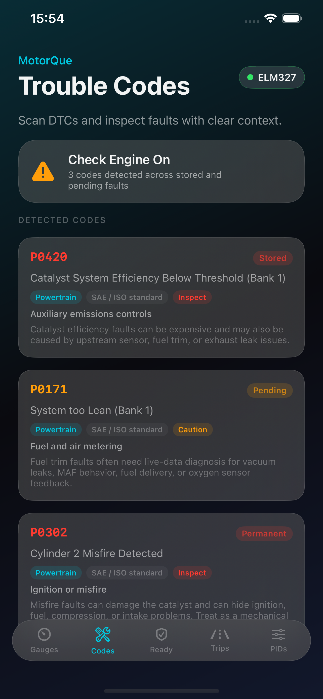 MotorQue: Car Dashboard & Scan screenshot 3