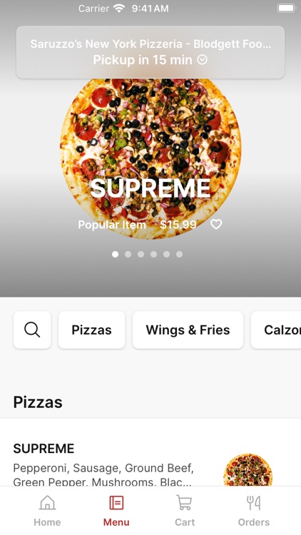 Saruzzo's New York Pizzeria