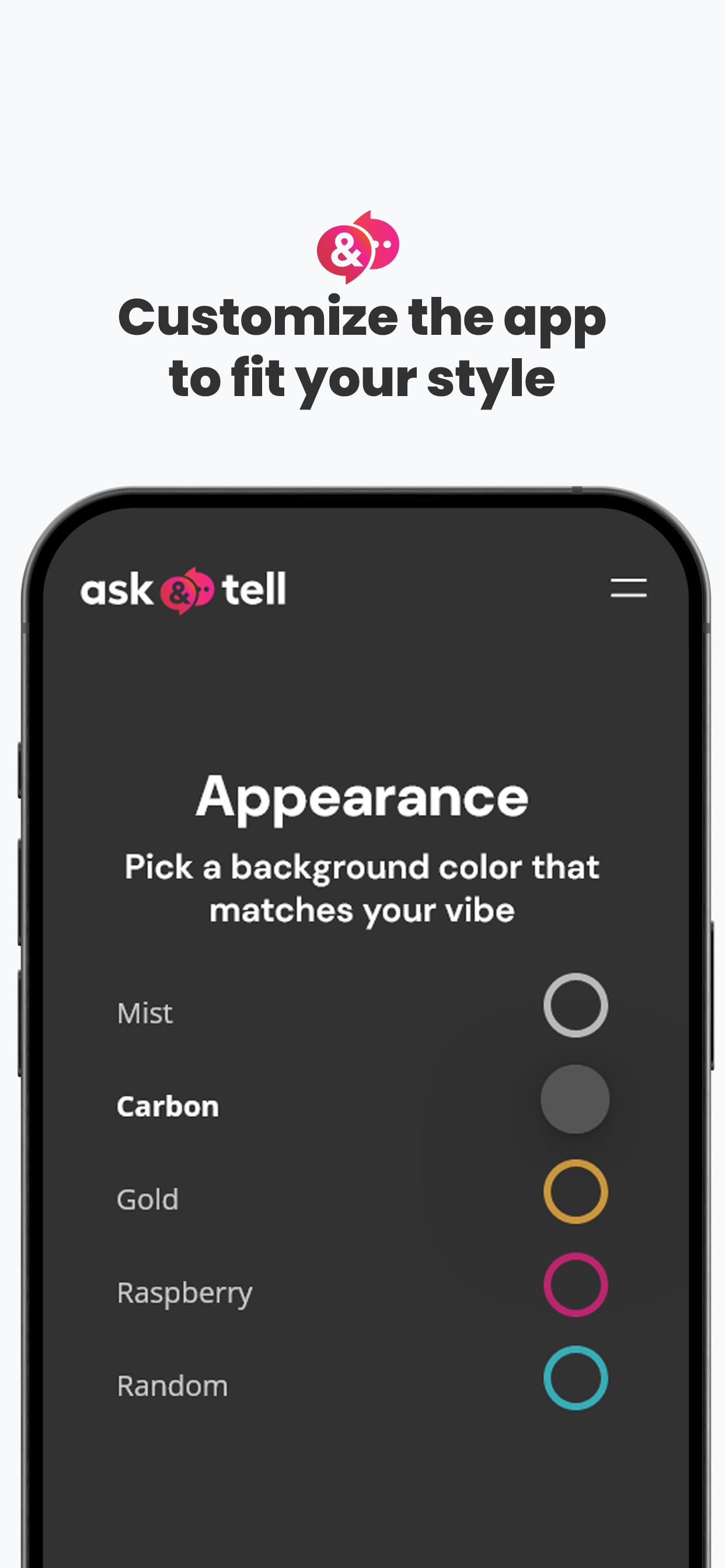 Ask & Tell