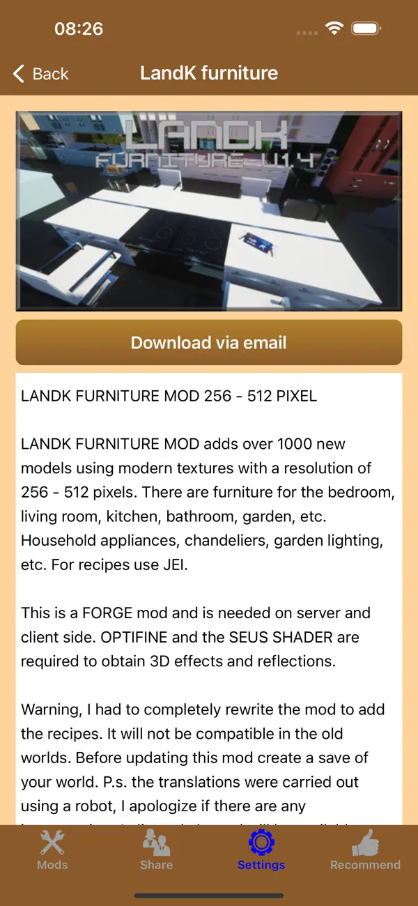 Screenshot #3 pour Interior Design for Minecraft