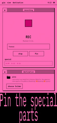 @--Pin--- iPhone screenshot