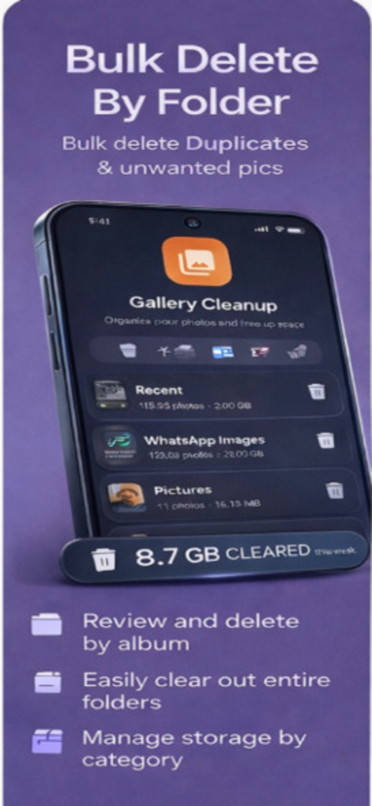 Screenshot 3 of Swipe Delete Photos roll