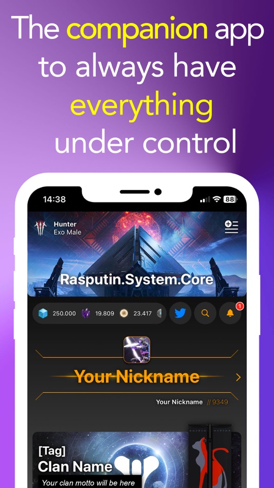 #1. RasputinSystemCore (iOS) Podle: Rolando Pusineri